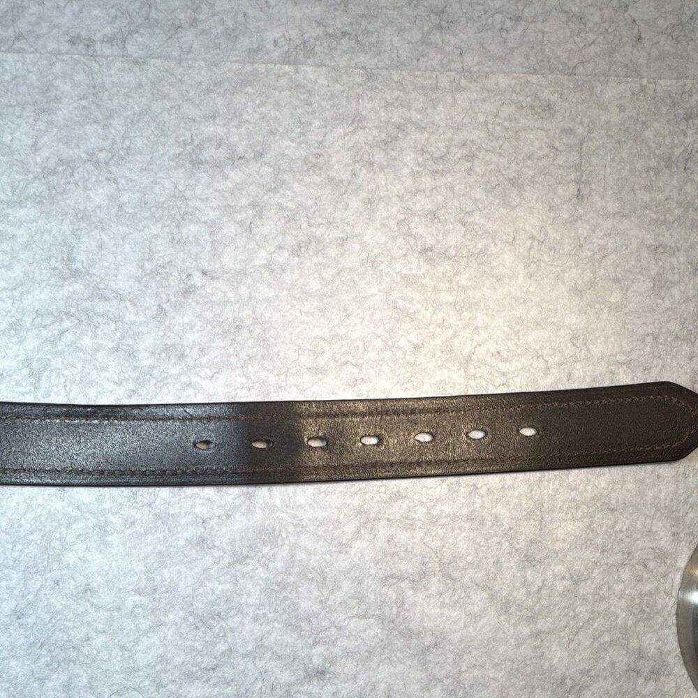 Dickies Men’s Belt Brown Solid Adjustable Buckle Size 38/95 - Picture 5 of 8